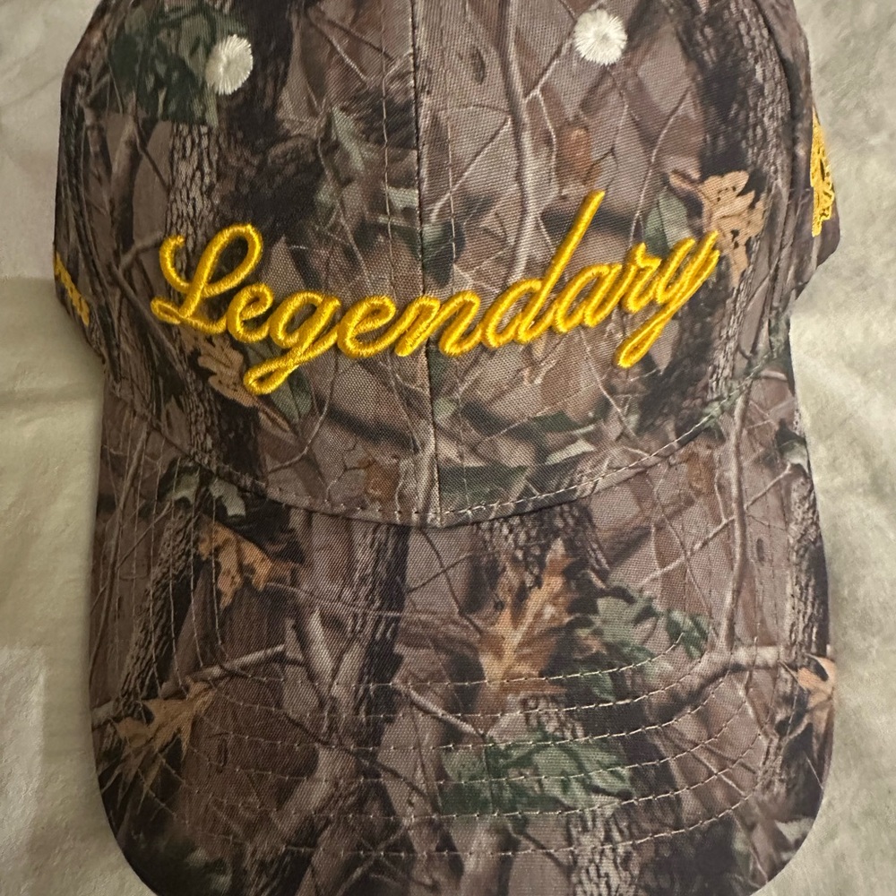 Legendary Camouflage Cap with Yellow Embroidery Cool KicKs collab
